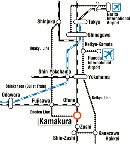 東京・新宿・品川・羽田空港・成田空港・横浜・小田原からの鉄道